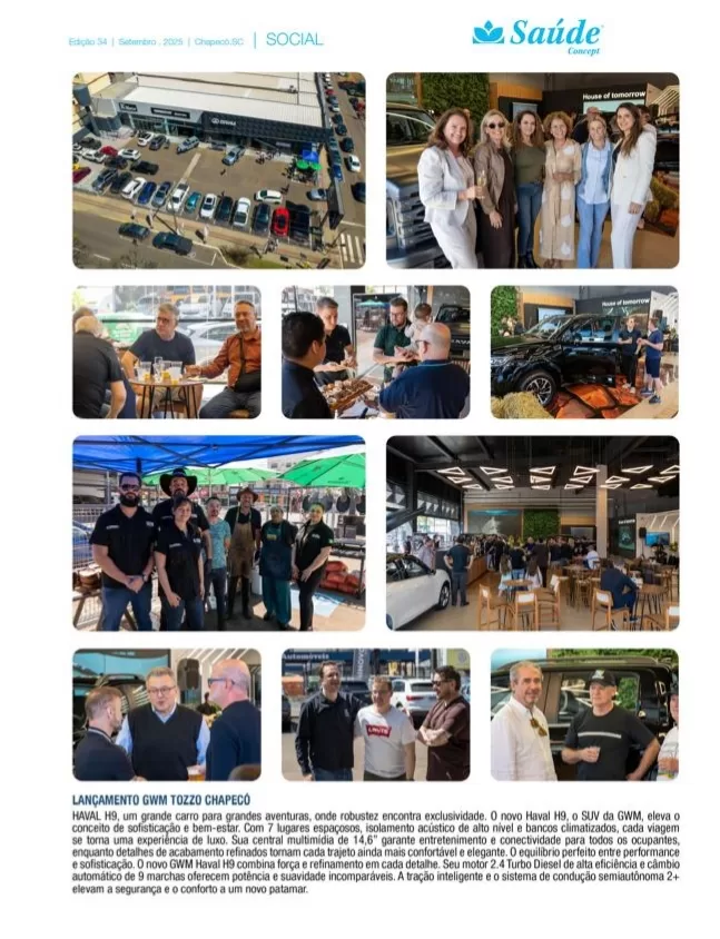 Lançamento GWM Chapecó apresenta novos modelos com inovação, tecnologia e sofisticação 1 image